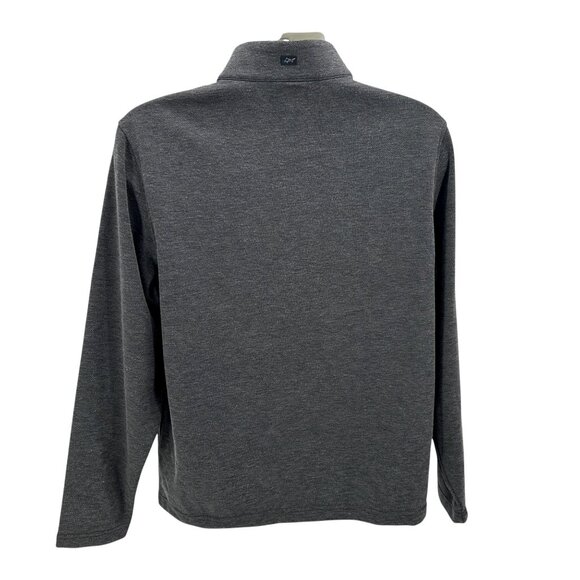 NEW Greg Norman Mens Medium Sweatshirt Fleece 1/4 Zip Gray Golf - Picture 4 of 10